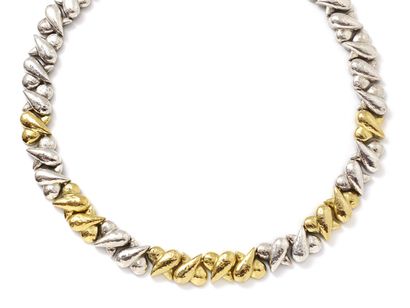 null ZOLOTAS

Articulated necklace in gold 750 and silver 800 thousandths composed...