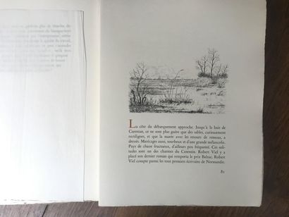 null Jean de la VARENDE, "les côtes de Normandie" éditons société des amis du livre...