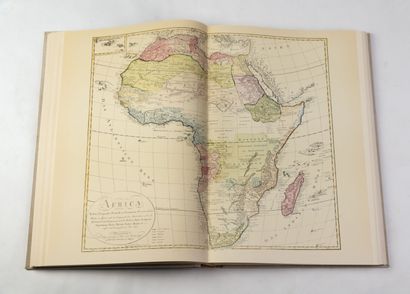 null AFRICA Copie de cartes géographiques XVIIIe, Édition Leipzig, 1 vol. in fol...