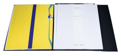 null Bernard Louvel, Jean Loup Riviere, Bande passante, album de serigraphies,1 vol...