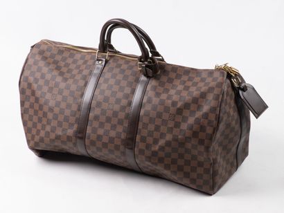 Louis Vuitton, Keepall 55 model luggage,...