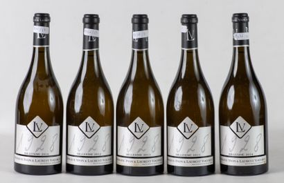 null A lot of 9 bottles (white) : - 5 bottles of 1928 "vintage 2014" from Laurent...