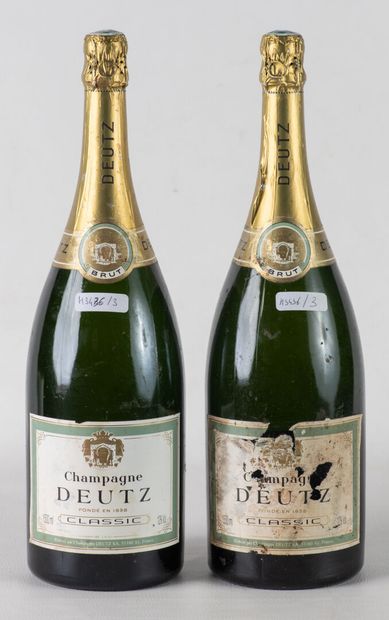 2 Magnums de champagne Deutz classic