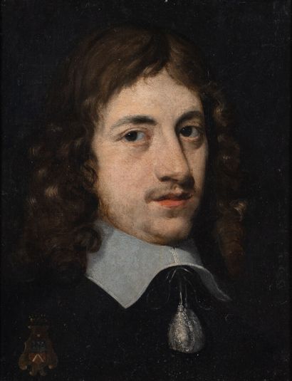 Foreign school. Portrait of a nobleman with...