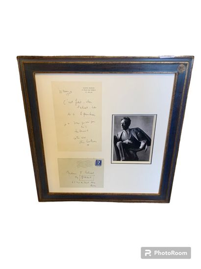 Jean Cocteau, lettre autographe signée, avec...