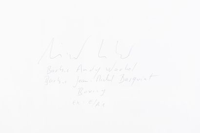 null Michel TREHET "Barbie Andy Warhol, Barbie Jean-Michel Basquiat, Boxing" Digital...