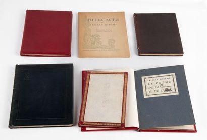 null Lot 6 volumes de Tristan Dereme dont Fausse mort, Paris, 1925, 1 vol in-12 en...