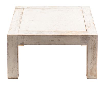 null Jacqueline MORABITO. Pair of coffee tables in patinated wood.