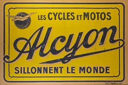 null Anonyme 

"Les cycles et motos Alcyon sillonnent le monde" 

affiche destinée...