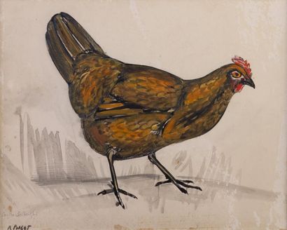 null Raymond BIGOT

1872-1953 

"Le coq" pastel et crayon, SBD, 41.5x45cm et "La...