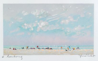 Andre Hambourg André HAMBOURG

1909-1999

«La plage»

lithographie, Epreuve d’Artiste,...