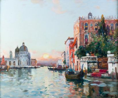 Maurice Bompard Maurice BOMPARD

1857-1936

«Venise»

HST, SBD, 65x54cm