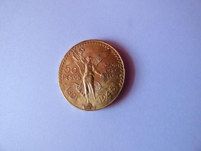 Une pièce de 50 pesos 1821-1945 Une pièce de 50 pesos 1821-1945

37,5 gr d’or