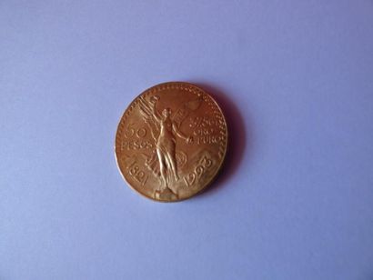 Une pièce de 50 pesos 1821-1923 Une pièce de 50 pesos 1821-1923

37,5 gr d’or