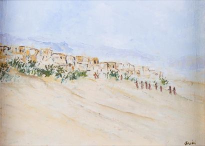 SADIKI SADIKI

«Paysage

du Maghreb»

HST, SBD,

33x24cm