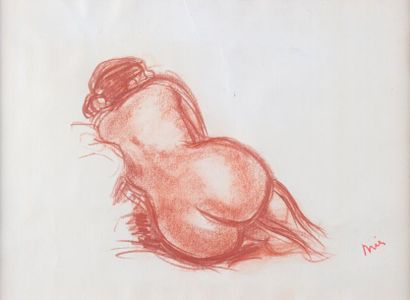 Jean DRIES Jean DRIES

1905-1973

«Nu de dos demi couché»

sanguine, SBD, 21.5x29.5cm,

quelques...