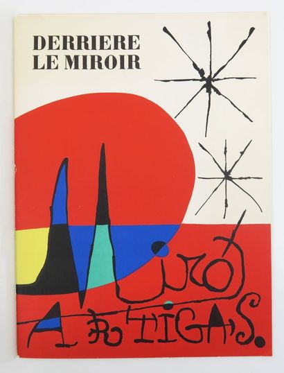  MIRÓ (Joan). Derrière Le Miroir n°87-88-89. Paris, Maeght, 1956.
In-folio de 26... Gazette Drouot