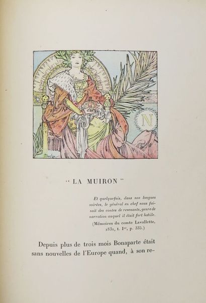  MUCHA (Alfons) & FRANCE (Anatole, pseud. d'Anatole-François Thibaud). Clio. Illustrations... Gazette Drouot