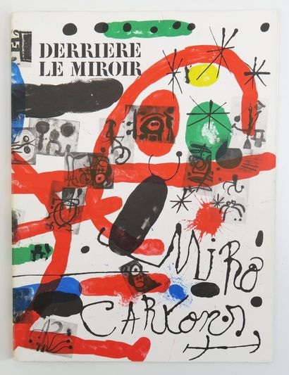  MIRÓ (Joan). Derrière Le Miroir n°151-152. Paris, Maeght, 1965.
In-folio de 30 pp.... Gazette Drouot