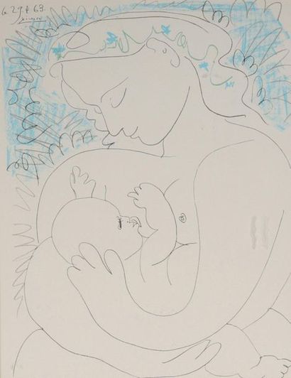  Pablo Picasso lithographie maternité
Région: 
Dimensions: H750mm
Poids (Kg): 2.700kg
Etat:... Gazette Drouot