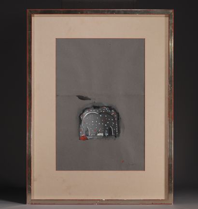  Christian BERARD (1902-1949) Pinceau et encre de chine, gouache sur papier gris... Gazette Drouot