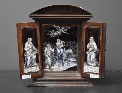 null TRYPTIC IN LIMOGES ENAMELS" "THE LEAK IN EGYPT" "PROBABLY FROM THE RENAISSANCE...