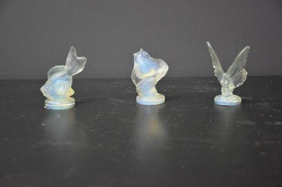null LOT OF 4 SABINO GLASSWORKS