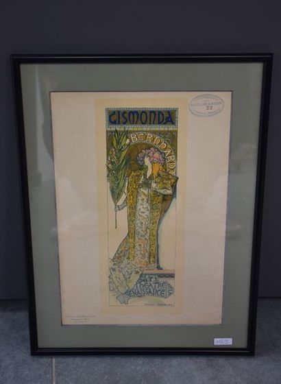 Alfons MUCHA ALFONS MUCHA (1860-1939) AFTER. GISMONDA POSTER THE MASTERS OF THE CHAIX...