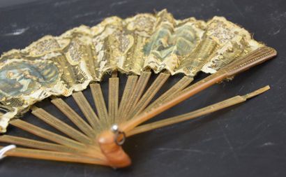 null Fan to restore, 18th century period.