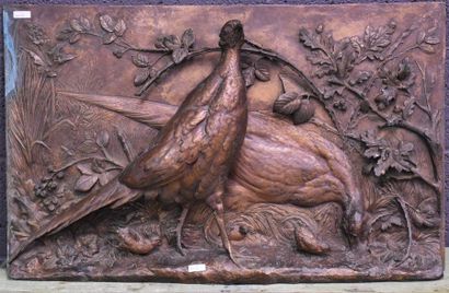 Paul Colomera ( 1818-1897) Paul Colomera (1818-1897). Bronze sculpture, high relief,...