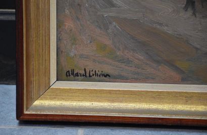 null Fernand Allard L'olivier ( 1883-1933). Huile sur toile signé en bas à droite...