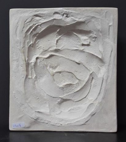 Rik Wouters ( 1882-1916) Rik Wouters (1882-1916). Plaster plate in relief signed...