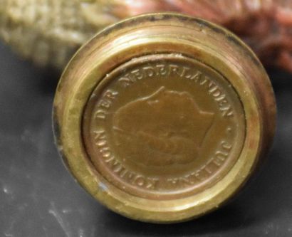 null Bronze pheasant from Vienna making cork. Ht 4,5 cm ; Length 10 cm .