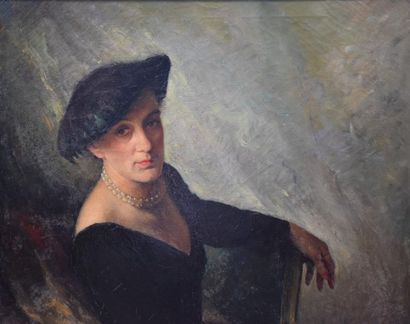 null Georges Van Raemdonck ( 1888 - 1966 ) . " Le travesti " . Huile sur toile, provenance...