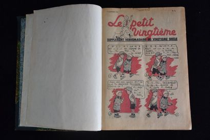 null Le petit XXème. Fascicules de l'année 1937 reliés. Année complète. Bel état...