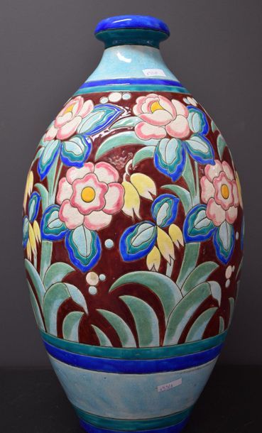 null Grand Vase boch keramis D 1704 . 51 cm .