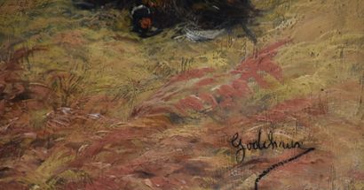 Emile Godchaux ( 1860 - 1938 ) Emile Godchaux ( 1860 - 1938 ). Pair of oils on canvas...