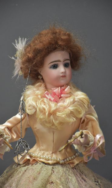 null Beautiful antique automaton doll Lambert et Jumeau.

Functional.

Ht 45 cm.