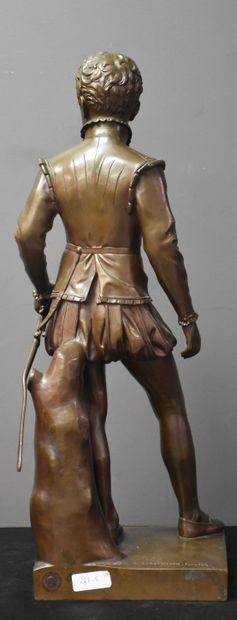 null Bronze représentant Henri IV enfant, d’après Francois Joseph Bosio (1768-1845)...