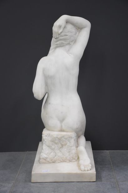 Frédéric Schmied (1893-1972). Frédéric Schmied (1893-1972). Sculpture en marbre blanc...