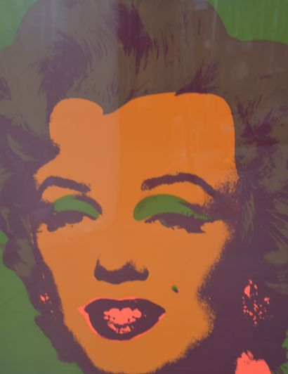 Andy Warhol (1928-1987) (d'après) Andy Warhol (1928-1987) (d'après). Marylin sur...
