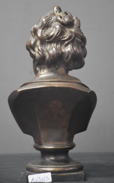 Ferdinand Barbedienne. (1810-1892) Ferdinand Barbedienne. (1810-1892). Buste en bronze...