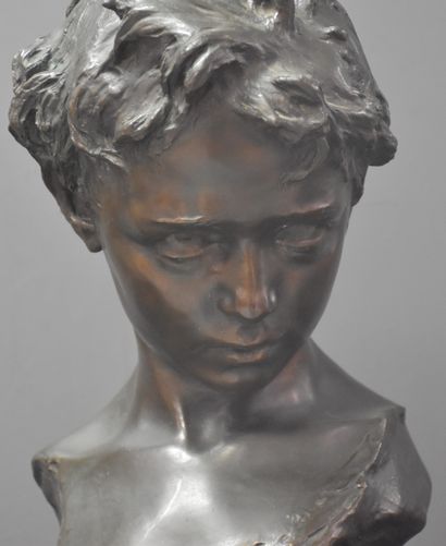 Francesco PARENTE (1885-1969) Francesco PARENTE (1885-1969) Buste en bronze d'un...