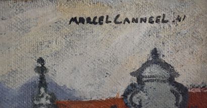 Marcel Canneel (1894-1953) Marcel Canneel (1894-1953). Importante huile sur toile...