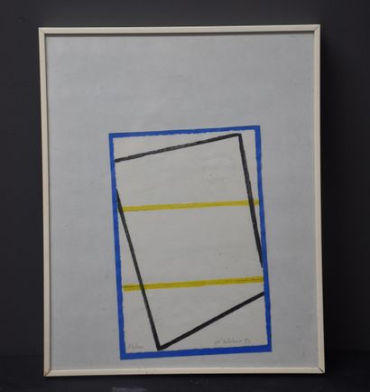 Jo Delahaut (1911-1992). Jo Delahaut (1911-1992). Lot of two small abstract serigraphs...