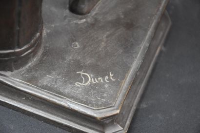 F. Duret (1804-1865) F. Duret (1804-1865). Bronze the mandolin player. Height : 46...