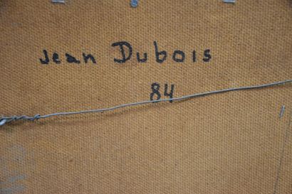 Jean Dubois (1923-1990) Jean Dubois (1923-1990). Acrylic on panel segmented in three...