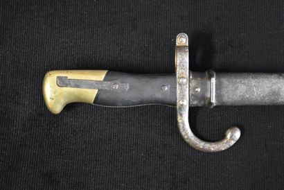 null French Saint Étienne bayonet, 1876, fat gun. French Saint Étienne bayonet, ...