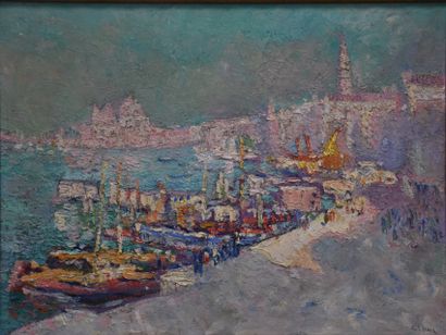 Paul Leduc (1876-1943). Paul LEDUC (1876-1943) Belgian school. Oil on canvas View...