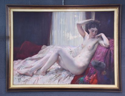 Herman Richir (1866-1942) 赫尔曼-里奇尔（1866-1942）。宁静，1928年。布面油画 尺寸112 x 152 cm。出处：比利时...